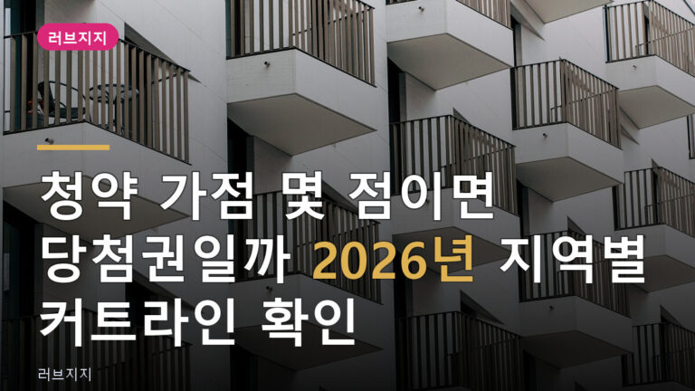 청약 가점