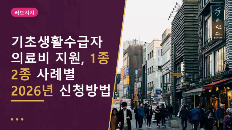 기초생활수급자 의료비 지원