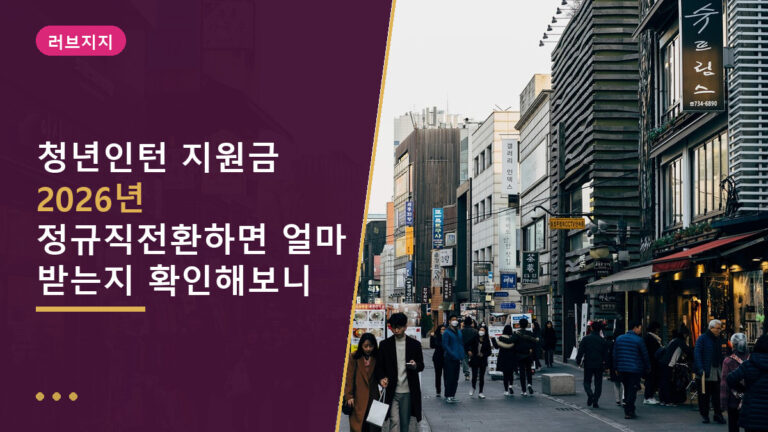 청년인턴 지원금