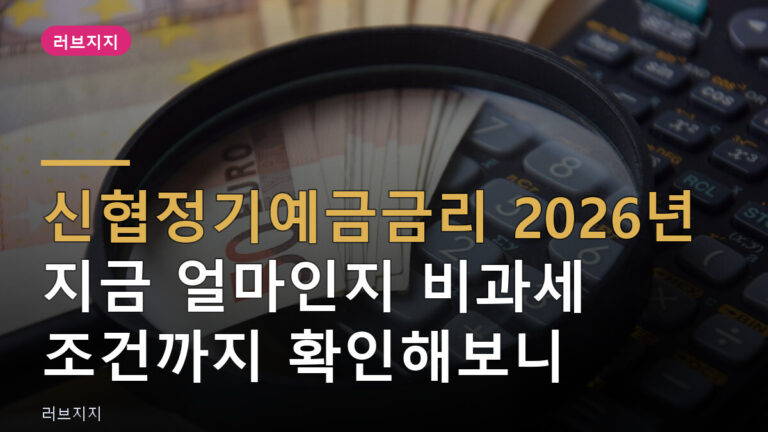 신협정기예금금리