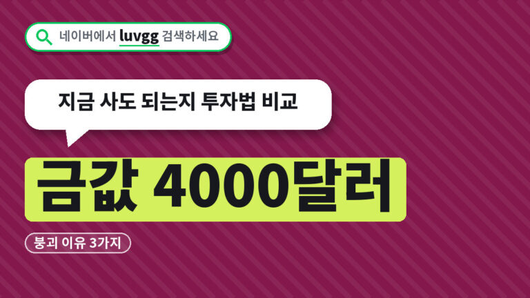 금값 4000달러