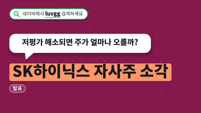 SK하이닉스 자사주 소각