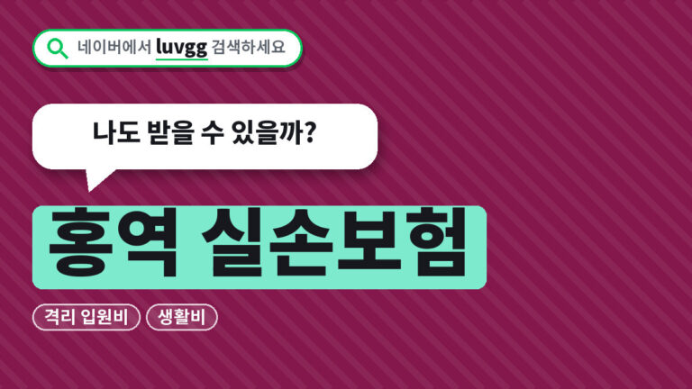 홍역 실손보험