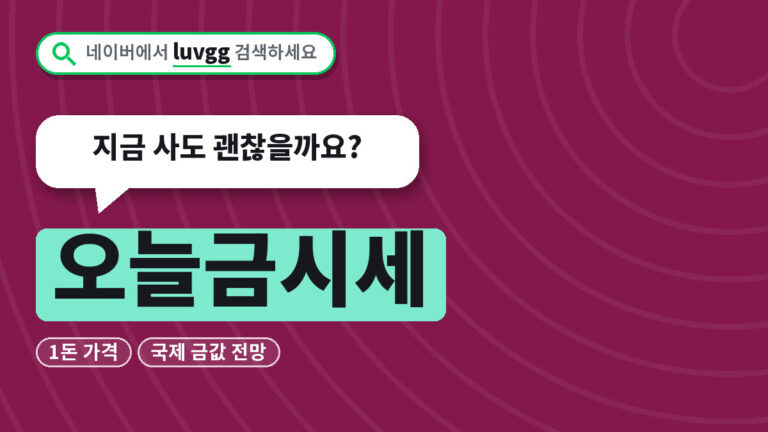 오늘금시세